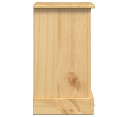 vidaXL Table de chevet Corona 35x32,5x58 cm bois de pin massif