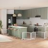 vidaXL Barri&egrave;re pour chien porte pliable 6panneaux blanc bois peuplier