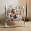 Bo Jungle Transat pour b&eacute;b&eacute; portable Dolphy Naturel et blanc pur
