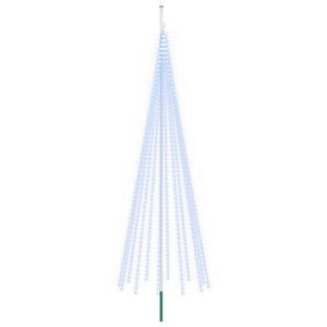 vidaXL Guirlande lumineuse de sapin de No&euml;l avec piquet et m&acirc;t 500 cm