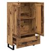 vidaXL Haut Armoire Bois Ancien 69,5 x 31 x 115 cm Bois d'ing&eacute;nierie
