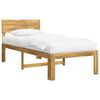 vidaXL Cadre de lit simple avec t&ecirc;te de lit ROSTOCK Blanc 100 x 200 cm