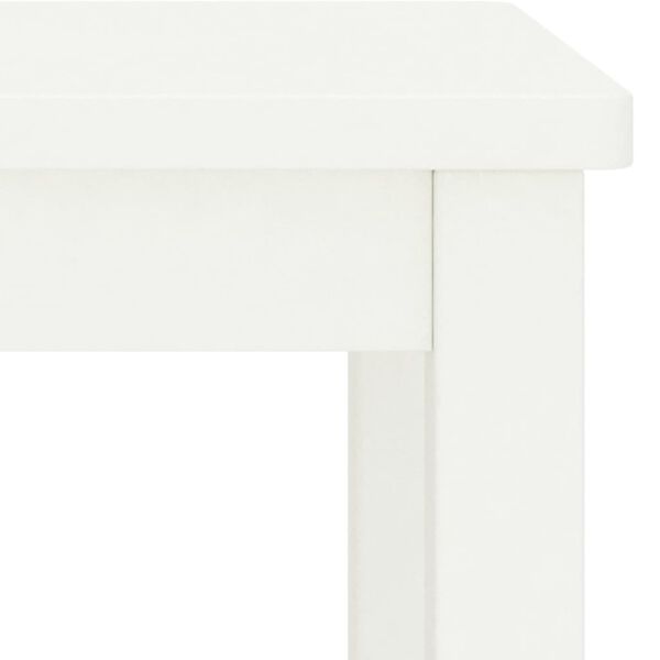 vidaXL Table de chevet blanc 35x30x47 cm bois de pin massif