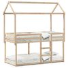 vidaXL Lit superpos&eacute; sans matelas 90x200 cm bois de pin massif