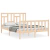 vidaXL Cadre de lit sans matelas 140x190 cm bois de pin massif
