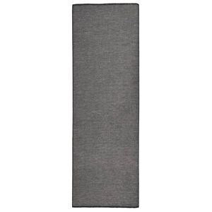 vidaXL Tapis &agrave; tissage plat d'ext&eacute;rieur 80x250 cm Gris