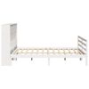 vidaXL Lit biblioth&egrave;que sans matelas blanc 180x200 cm bois pin massif