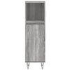 vidaXL Ensemble de meubles de salle de bain 3 pcs Sonoma gris