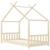 vidaXL Cadre de lit d'enfant Bois de pin massif 70x140 cm