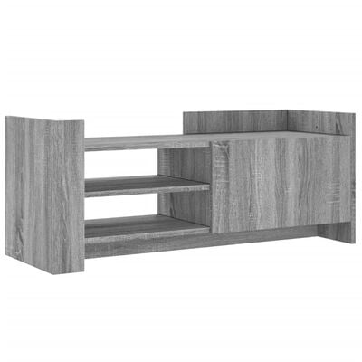 vidaXL Meuble TV Sonoma gris 100x35x40 cm Bois d'ingénierie