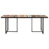 vidaXL Table de salle à manger 200 cm Bois de récupération massif
