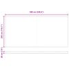vidaXL Auvent R&eacute;tractable Noir 600 &times;300 cm tissu
