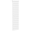 vidaXL Store z&egrave;bre blanc 60x200 cm largeur du tissu 55,9 cm polyester