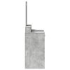 vidaXL Table de Toilette Gris b&eacute;ton 79 x 41 x 140 cm Bois d'ing&eacute;nierie