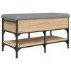 vidaXL Banc &agrave; chaussures ch&ecirc;ne sonoma 82x42x45 cm bois d'ing&eacute;nierie