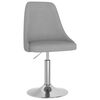 vidaXL Tabouret de bar Gris clair Tissu