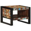 vidaXL Table basse multicolore 50x50x38 cm bois de r&eacute;cup&eacute;ration massif