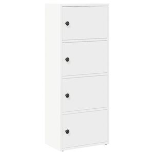 vidaXL Biblioth&egrave;que blanc 40x24x102 cm bois d'ing&eacute;nierie