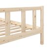 vidaXL Cadre de lit sans matelas bois massif