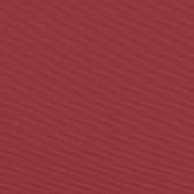 vidaXL Coussin de banc de jardin rouge bordeaux 200x50x7 cm
