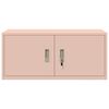 vidaXL Armoire de rangement Rose 90 x 40 x 40 cm Acier