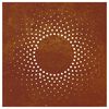 vidaXL D&eacute;coration murale jardin 55x55 cm acier corten design du soleil