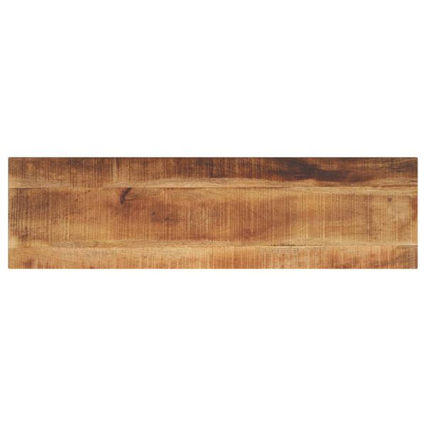 vidaXL Dessus de table rectangulaire bois massif de manguier brut