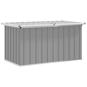 vidaXL Bo&icirc;te de rangement de jardin Gris 129x67x65 cm