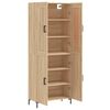 vidaXL Buffet haut Ch&ecirc;ne sonoma 69,5x34x180 cm Bois d'ing&eacute;nierie