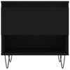 vidaXL Table basse noir 50x46x50 cm bois d&rsquo;ing&eacute;nierie