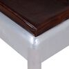 vidaXL Banc d'entr&eacute;e Cuir v&eacute;ritable 160 x 32 x 45 cm