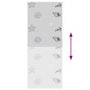 vidaXL Store enrouleur de douche 100x240 cm largeur du tissu 96 cm
