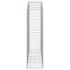 vidaXL Panier de gabions arqu&eacute; 200x50x180/200 cm Fer galvanis&eacute;