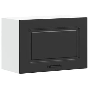 vidaXL Armoire murale de cuisine Kalmar noir bois d'ing&eacute;nierie