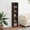 vidaXL Armoire d'angle Ch&ecirc;ne marron 33x33x164,5 cm Bois d'ing&eacute;nierie