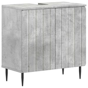 vidaXL Meuble sous Lavabo de Salle de Bain ZWOLLE Gris b&eacute;ton