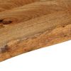 vidaXL Dessus de table &agrave; bord vivant 110x30x2,5cm bois massif manguier