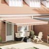 vidaXL Auvent R&eacute;tractable Multicolore 400 &times; 300 cm