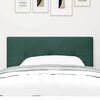 vidaXL T&ecirc;te de lit LED avec des lumi&egrave;res &agrave; LED Vert 80 cm Polyester