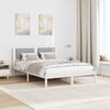 vidaXL Cadre de lit Gris clair 140 x 200 cm Pin massif
