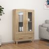 vidaXL Buffet haut Ch&ecirc;ne sonoma 70x31x115 cm Bois d'ing&eacute;nierie