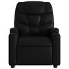 vidaXL Fauteuil inclinable de massage &eacute;lectrique noir similicuir