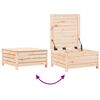 vidaXL Salon de jardin 10 pcs bois de pin massif