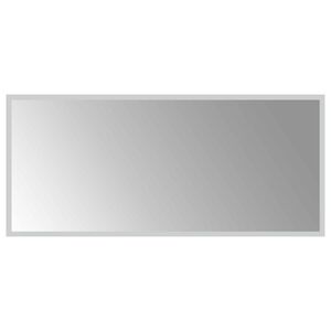 vidaXL Miroir de salle de bain LED Transparent 90 x 40 cm verre tremp&eacute;