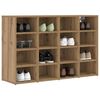 vidaXL Cabinet &agrave; chaussures Ch&ecirc;ne artisanal 103 x 30 x 67 cm
