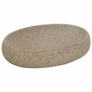 vidaXL Vasque &agrave; poser sable ovale 59x40x15 cm c&eacute;ramique