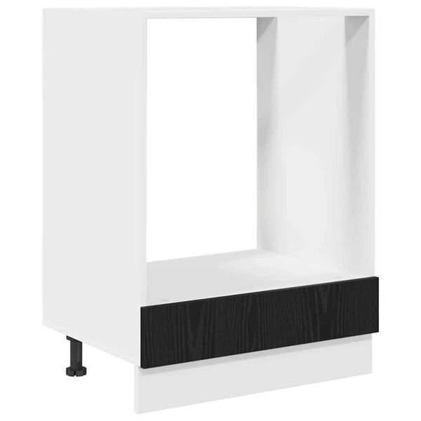 vidaXL Armoire suspendue avec stockage Ch&ecirc;ne noir 60 x 46 x 81,5 cm