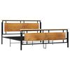 vidaXL Cadre de lit sans matelas m&eacute;tal 180x200 cm