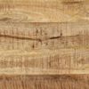 vidaXL Table &agrave; manger 110x55x75 cm bois de manguier massif brut et fer