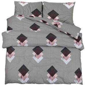 vidaXL Ensemble de housse de couette multicolore 220x240 cm coton